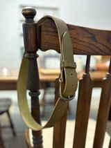 DIY Belt in Wickett & Craig Olive English Bridle