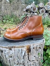 Viberg Service Boot BCT in Shinki Cognac Teacore Horsebutt