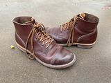 Viberg Boondocker BCT in Horween Pigment Brown Workshoe Butt
