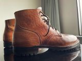 Viberg Service Boot in Shinki Cognac Shrunken Horsebutt