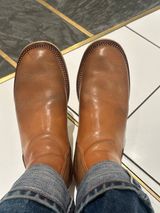 Flame Panda Wholecut Chelsea in Tochigi Natural Cowhide