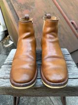 Flame Panda Wholecut Chelsea in Tochigi Natural Cowhide