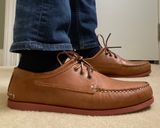 Quoddy Blucher in Horween Whiskey Cavalier