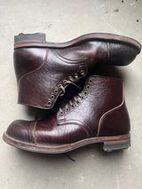 Viberg Service Boot in Shinki Dark Brown Oiled Horsebutt