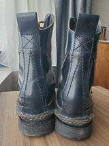 Yuketen Superior Short Hunt Boots in Horween Navy Shell Cordovan