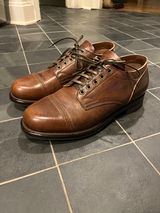 Viberg 145 Oxford in Horween Dark Rubber Dublin
