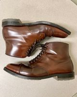 Alden Straight Tip Boot in Horween Color 8 Shell Cordovan