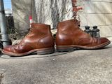 Viberg Service Boot in Horween Natural Crust Double Cordovan