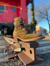 Nicks MTO in Law Tanning Olive Roughout Shruken Bison