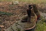 Nicks MTO in Law Tanning Olive Roughout Shruken Bison