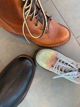 Unsung U 22-2 Engineer Boot in Wickett & Craig Burgundy H Latigo