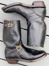 Unsung U 22-2 Engineer Boot in Wickett & Craig Burgundy H Latigo