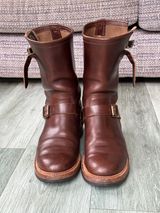John Lofgren Wabash Engineer Boots in Horween Chocolate Chromexcel