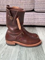John Lofgren Wabash Engineer Boots in Horween Chocolate Chromexcel