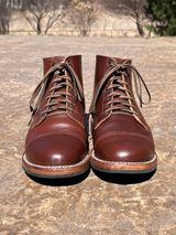 Viberg Boondocker BCT in Horween Pigment Brown Workshoe Butt