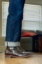 Alden Cap Toe Boot in Horween Color 8 Shell Cordovan