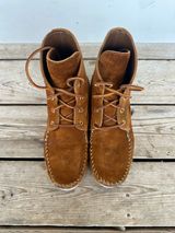 Fish Creek Moccasin 6” Boot in Rusty Brown Suede