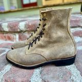 NF Bootmaker Belmont Boot in C.F. Stead Milkshake Desert Oasis Waxed Suede