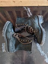 Viberg 155 Smokejumper Work Boot in Seidel Black Oil Tan Roughout
