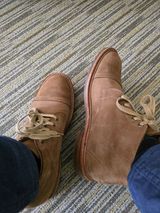 Allen Edmonds Patton Cap-Toe Boot in Tan Suede