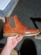 Viberg Chelsea in Maryam Brown Washed Horse