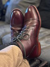 BLKBRD Luchador Service Boot in Horween Dark Burgundy Pioneer Reindeer
