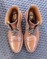 Midas Journey Derby Boot in Horween Unglazed Natural Shell Cordovan