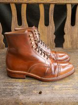Midas Journey Derby Boot in Horween Unglazed Natural Shell Cordovan