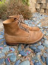 Viberg Trench Boot in Horween Natural Chromexcel Roughout