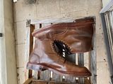 Alden Plain Toe Boot in Horween Ravello Shell Cordovan