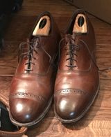 Allen Edmonds Fifth Avenue Cap-Toe Oxford Dress Shoe in Dark Chili Calfskin