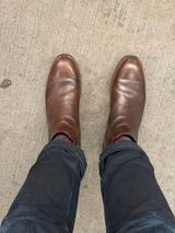 Brick EVA Compound Outsole Chelsea Boot in Annonay Chocolate Calf