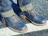 Truman Service Boot in Badalassi Carlo Navy Blue Minerva