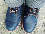 Truman Service Boot in Badalassi Carlo Navy Blue Minerva