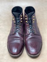 BLKBRD Luchador Service Boot in Horween Dark Burgundy Pioneer Reindeer