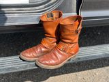 John Lofgren Wabash Engineer Boots in Badalassi Carlo Cognac Minerva