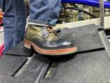Jakkrabbits Gunner in Horween Black Chromexcel & Badalassi Carlo Oliva Pueblo