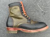 Jakkrabbits Gunner in Horween Black Chromexcel & Badalassi Carlo Oliva Pueblo