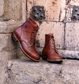 Perera Shoemaker Field Boot in Conceria Walpier Ghost Buttero