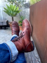 Perera Shoemaker Field Boot in Conceria Walpier Ghost Buttero