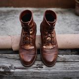 Perera Shoemaker Field Boot in Conceria Walpier Ghost Buttero