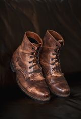 Perera Shoemaker Field Boot in Conceria Walpier Ghost Buttero