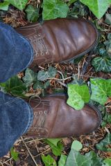 Viberg Service Boot in Maryam Brown Washed Camel