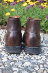 Viberg Service Boot in Maryam Brown Washed Camel