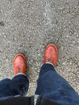 Iron Boots Pitman in Maryam Light Brown Washed Horsehide