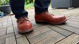 Iron Boots Pitman in Maryam Light Brown Washed Horsehide