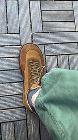 Turriff Functional Footwear C-02 Anatomical Outdoor Trail Shoe in C.F. Stead Chocolate Repello Calf Suede