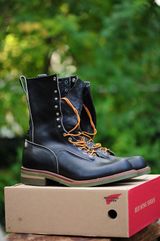 Red Wing 919 Climber Vtg. 1983 in S.B. Foot Black Chrome