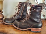 Nicks Patrol Boot in Horween Brown Waxed Flesh