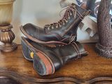 Nicks Patrol Boot in Horween Brown Waxed Flesh